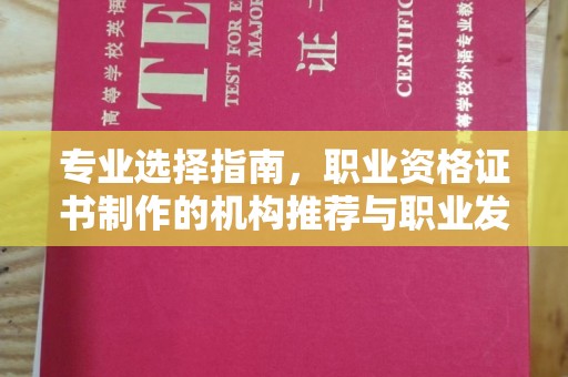 昌江专业选择指南，职业资格证书制作的机构推荐与职业发展