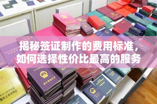 增城揭秘签证制作的费用标准，如何选择性价比最高的服务？