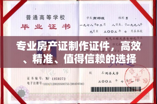 田阳专业房产证制作证件，高效、精准、值得信赖的选择
