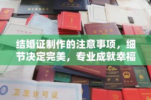 振安结婚证制作的注意事项，细节决定完美，专业成就幸福